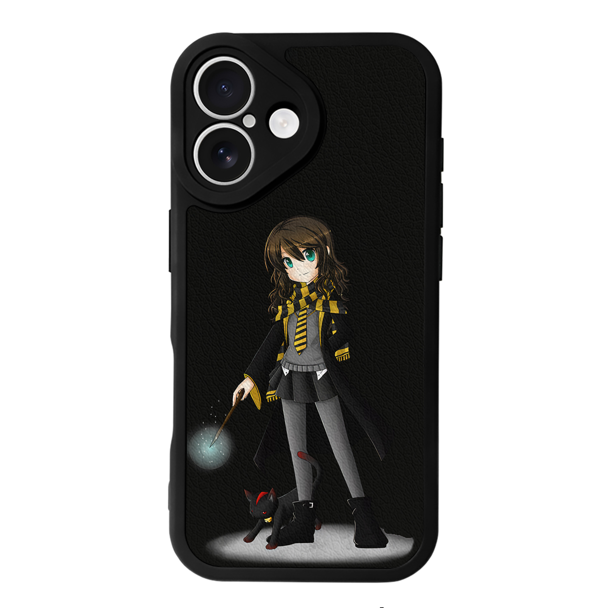（画像用） Harry Potter ハリー・ポッターシリーズ 【iPhone 16シリーズ対応】シリコンスマホケース（レザー調） 材質：シリコン